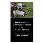 Normandie-Kuh-Visitenkarte