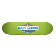 North Cascades National Park Custom Skateboard