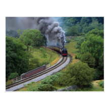 North Yorkshire macht Eisenbahn, England fest Postkarte