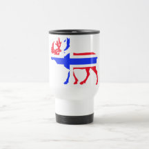 Norwege Elche Kaffee Haferl