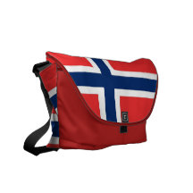 Norwegen-Flaggen-Rickshaw-Bote-Tasche Kuriertaschen