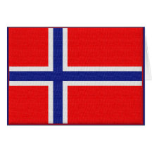 "Norwegische Flagge " Karte