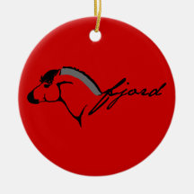 Norwegischer Fjord Weihnachtsbaum Ornament