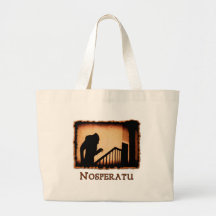 Nosferatu beängstigende Vampire-Produkte Leinentaschen