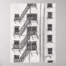 Notausgang durch Janel Bragg Plakat