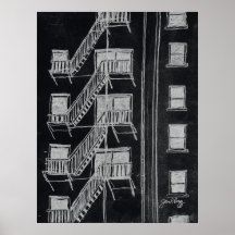 Notausgang II durch Janel Bragg Posterdrucke