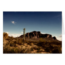 Notecard Aberglaube-Berge Arizona Grußkarten