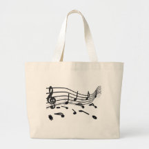 Noten, Musik Einkaufstaschen