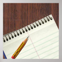 Notizbuch mit Tischplatten-ABSCHLUSS-AUTOGRAMMS-PL
