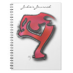 Notizbuch-Skater-Herz
