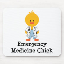 Notmedizin-Küken Mousepad