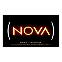 NOVA Promo-Karten Visitenkarten Vorlagen