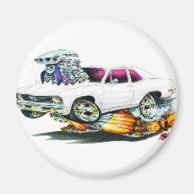 Nova-Weiß-Auto 1968-70 Magnets