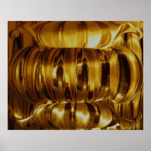 NOVINO goldener Schaukasten - Armbänder Plakate