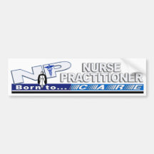 NP GEBOREN, SICH SLOGAN-KRANKENSCHWESTER-PRAKTIKER AUTOSTICKER