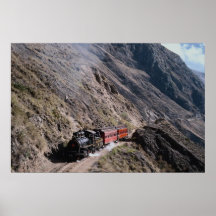 Nr. 17, die nach Alausi, Guayaquil und Quito Rai k Posterdrucke