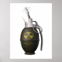 Nukleare Gefahr Posterdrucke