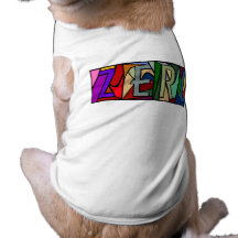 NULL~ PERSONALISIERTES BGLETTERS ~ PET-WARE FÜR HU HUND SHIRTS