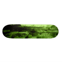 Nullc$plattform-grünes Bedruckte Skateboarddecks