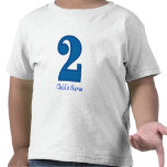 Nummer zweijunge, der Name des Kindes T-shirt
