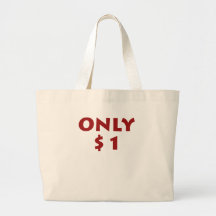 Nur $1 leinentasche