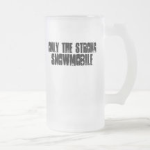 Nur der starke Snowmobile Kaffee Tassen