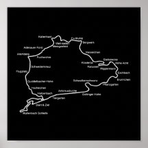 Nurburgring Posterdruck