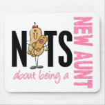 Nüsse über Sein eine neue Tante 1 Rosa Mousepads