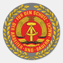 NVA WAPPEN RUNDER STICKER