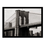 NYC Brooklyn-Brücken-Nahaufnahme Postkarten