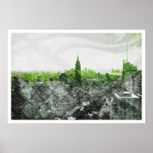 NYC_D.Grade_Able Grüntöne Posterdruck