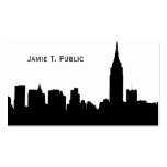 NYC Skyline-Silhouette, Reich-Staat Gbd #1 visitenkarten