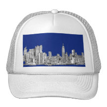 NYC Tinten-Königsblau Caps