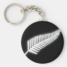 NZ silberner Farn-nationales Emblem patriotisches  Schlüsselbänder