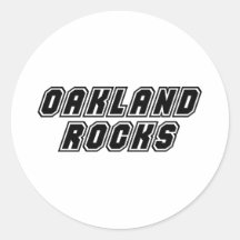 Oakland-Felsen Sticker