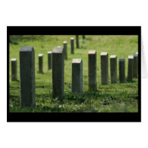 Oakland-Friedhof - Atlanta Georgia Grußkarte