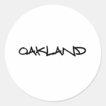 Oakland-Graffiti Sticker