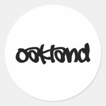 Oakland-Graffiti Stickers