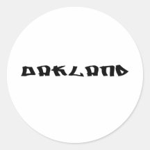 Oakland-Graffiti Stickers