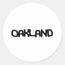 Oakland-Graffiti Stickers
