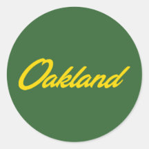 Oakland Kalifornien Aufkleber