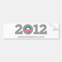 Obama 2012 autosticker
