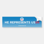 Obama 2012 (Parodie) stellt er US… dar Auto Sticker