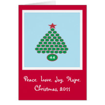 Obama 44 2011 Weihnachtskarte