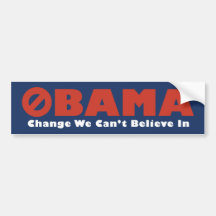 Obama-Änderung, die wir… kippen Autosticker