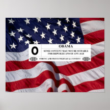 Obama-Bewertungs-Plakat