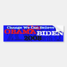 Obama Biden 2008 44 Auto Aufkleber