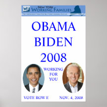 OBAMA BIDEN 2008 POSTER