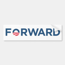 Obama Biden 2012 vorwärts (dunkelblau) Autosticker