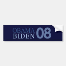 Obama Biden bumpersticker Auto Aufkleber